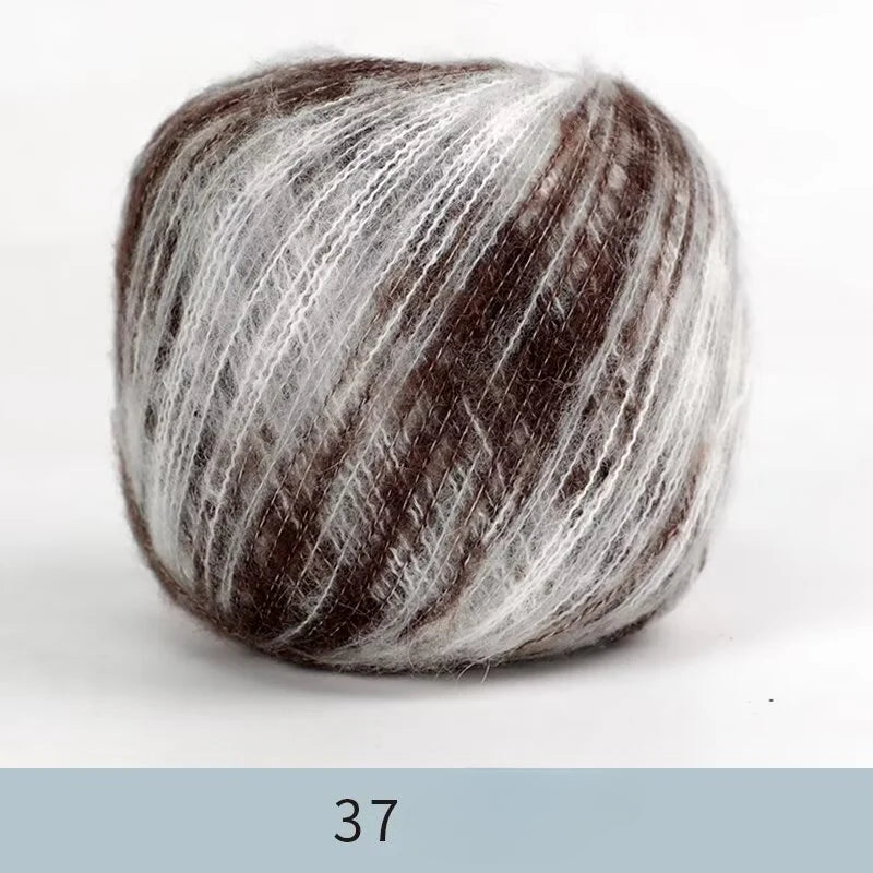 Whole wool lace wool thread fine wool cashmere hand-woven thread mohair soft fine wool thread