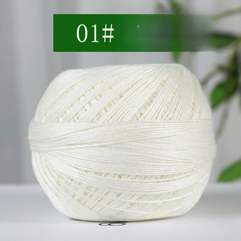 No. 7 lace cotton thread strong twist DIY hand crochet cotton thread knitted adult children's universal sweater