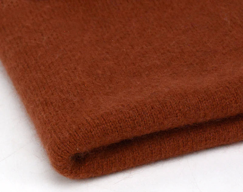 Mink wool, genuine cashmere wool, hand-woven medium and coarse wool, scarf thread, hand-woven DIY material package.