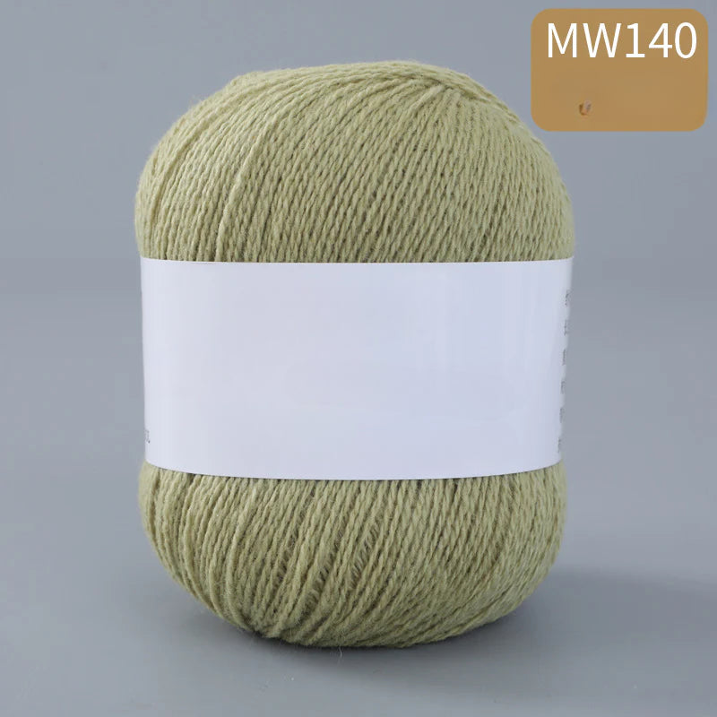 62 color 100% pure wool thread, Australian DIY14s/2 medium rough hand-knitted merino yarn