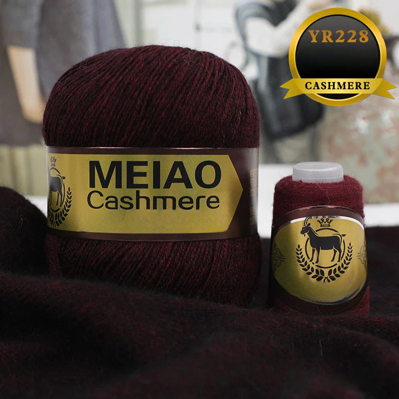 genuine high-end American and Australian platinum pure cashmere 6 + 6 boutique medium and rough hand-woven elastic sweater