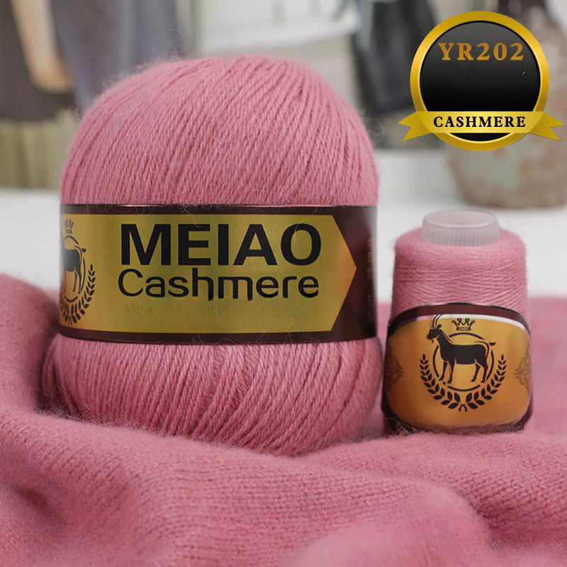genuine high-end American and Australian platinum pure cashmere 6 + 6 boutique medium and rough hand-woven elastic sweater