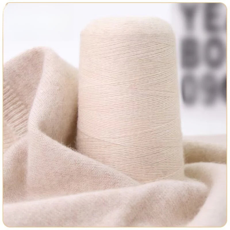 Two strands of cashmere thread, genuine cashmere thread 100 woven hand-woven scarf yarn, pure DIY wool