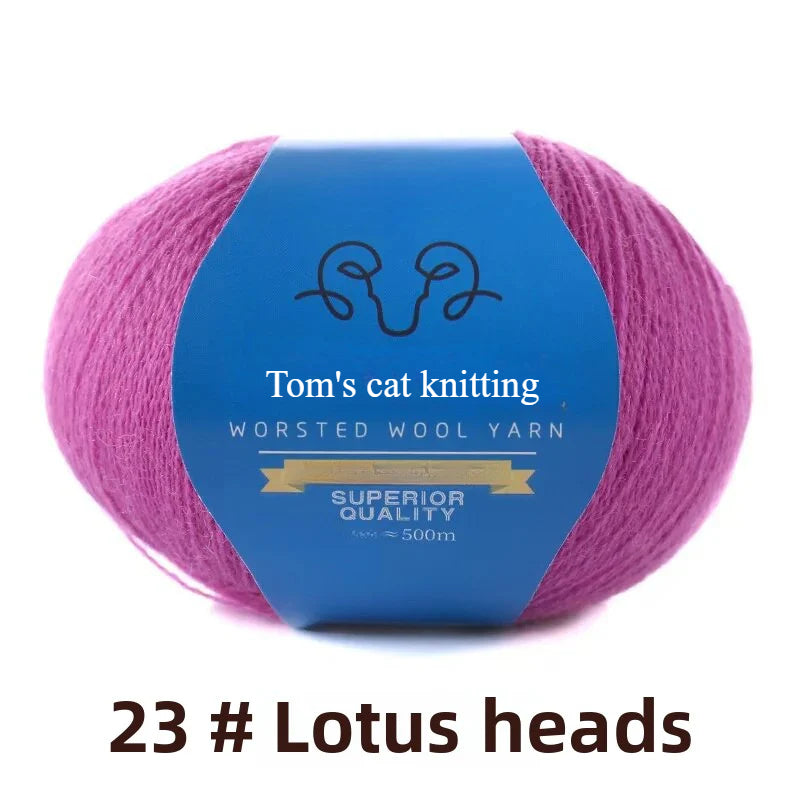 Ball thread 2 strands worsted fine wool lace thread hand-woven sweater scarf shawl thread fine wool thread