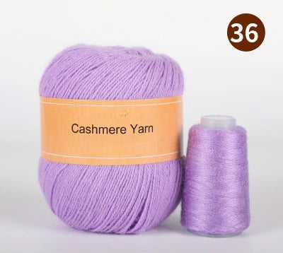 hand-woven thread 21s/3 medium and thick high-matching cashmere yarn, knitted wool ball