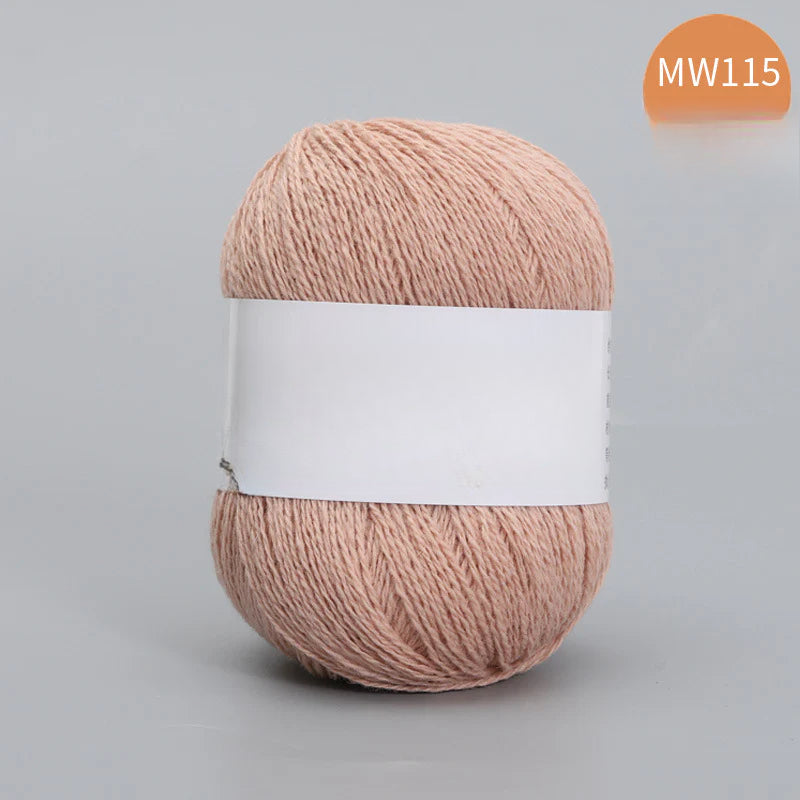 62 color 100% pure wool thread, Australian DIY14s/2 medium rough hand-knitted merino yarn
