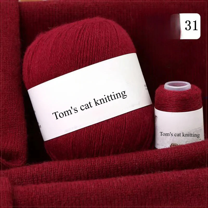 Cashmere thread hand-woven medium and thick wool ball DIY scarf hand-woven baby wool ball thread