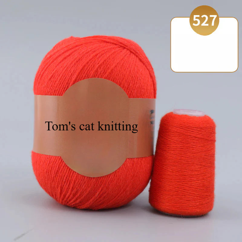 Soft gold, cashmere yarn,sales of medium and rough hand-woven yarn wool