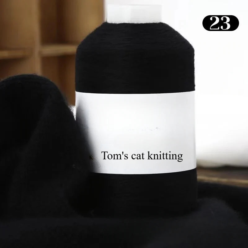 High-content cashmere 2 two axles medium and fine cashmere thread hand-knitted sweater crocheted doll