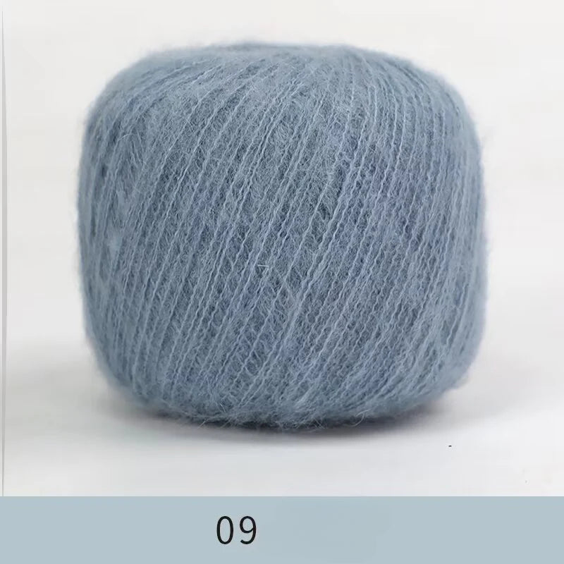 Whole wool lace wool thread fine wool cashmere hand-woven thread mohair soft fine wool thread