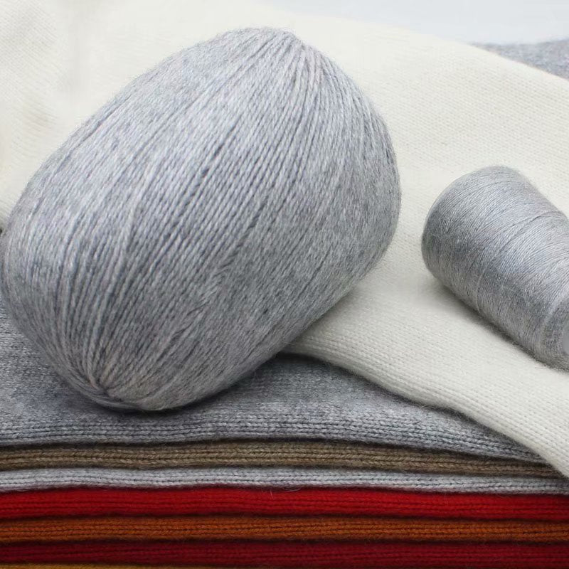 Hand-knitted sweater Mink thread White label treatment Special offer Baby children Rabbit wool cashmere sweater thread