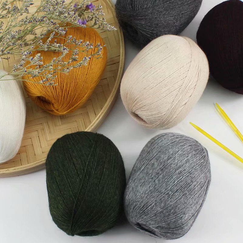 Hand-knitted sweater Mink thread White label treatment Special offer Baby children Rabbit wool cashmere sweater thread