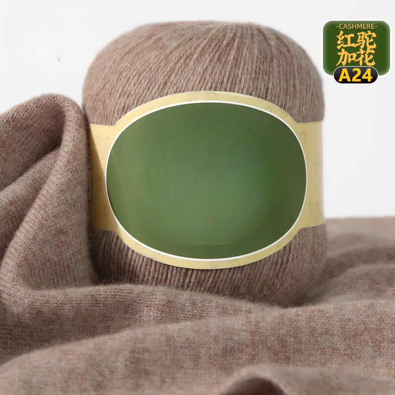 Four strands of cashmere thread hand-woven woven thread unmarked hand-woven scarf thread 100 pure cashmere thread