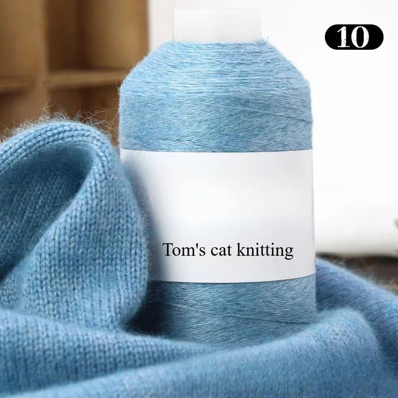 High-content cashmere 2 two axles medium and fine cashmere thread hand-knitted sweater crocheted doll