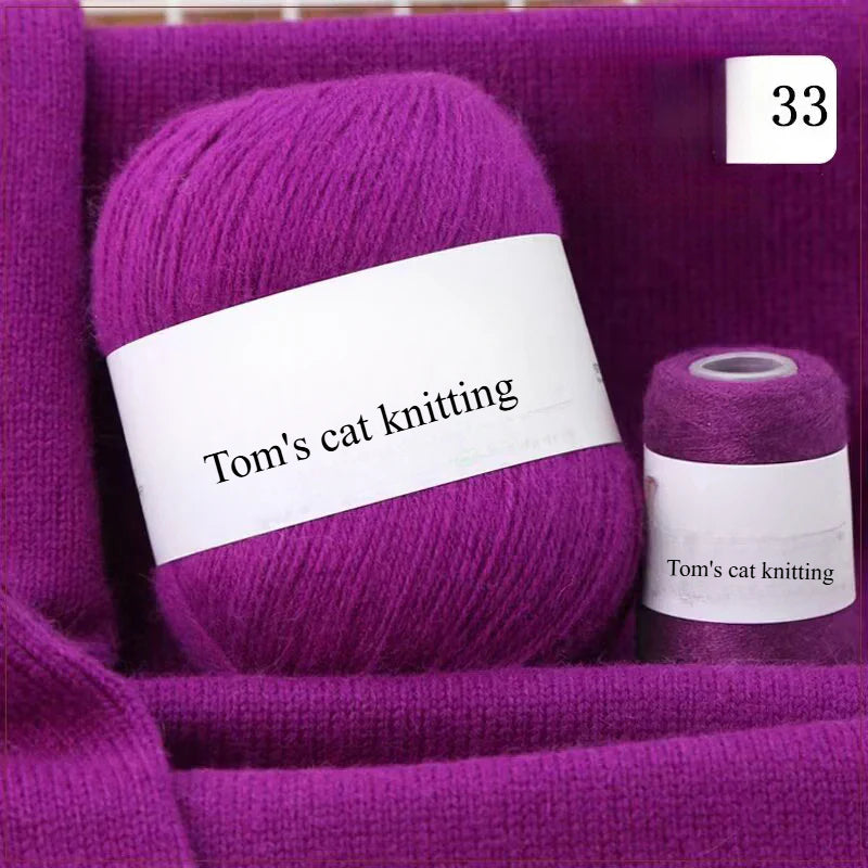 Cashmere thread hand-woven medium and thick wool ball DIY scarf hand-woven baby wool ball thread