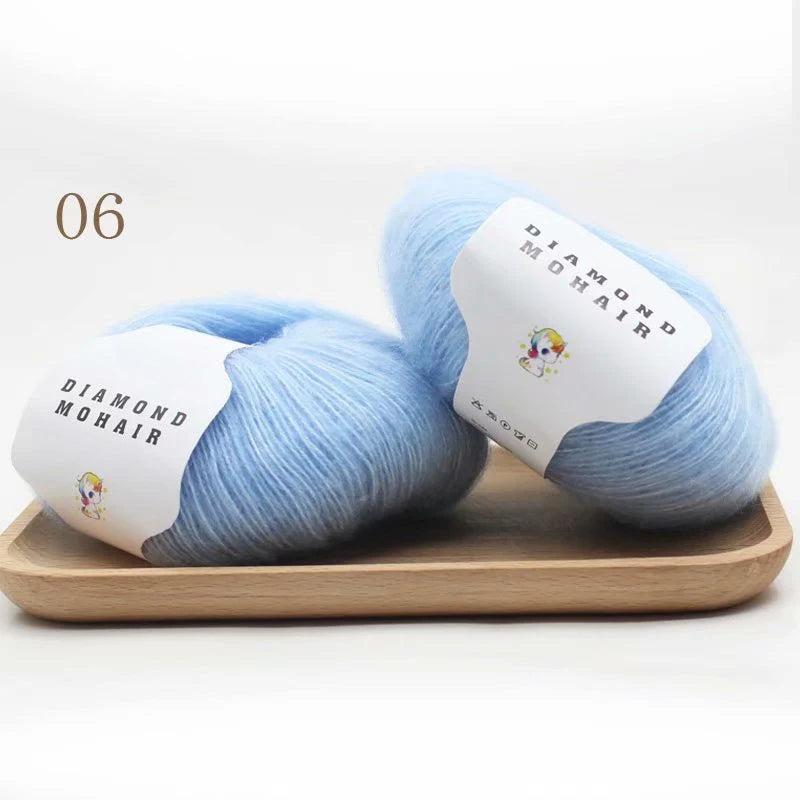 Angola 25g crochet thread pull wool yarn fancy thread hand knitted scarf jacket