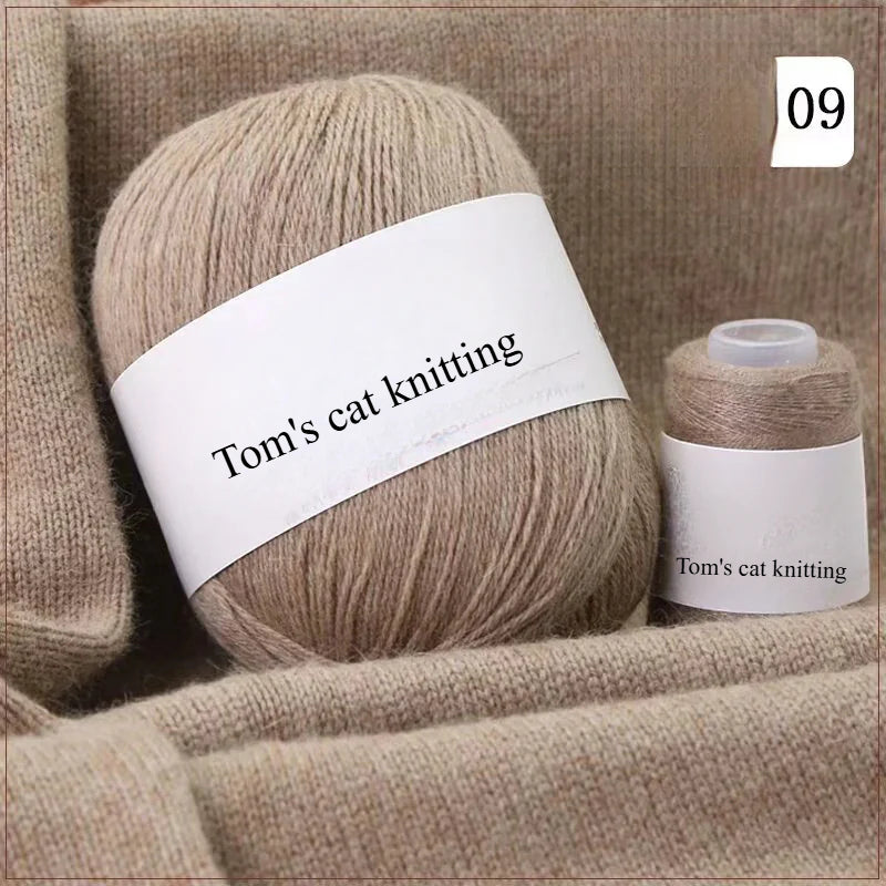 Cashmere thread hand-woven medium and thick wool ball DIY scarf hand-woven baby wool ball thread