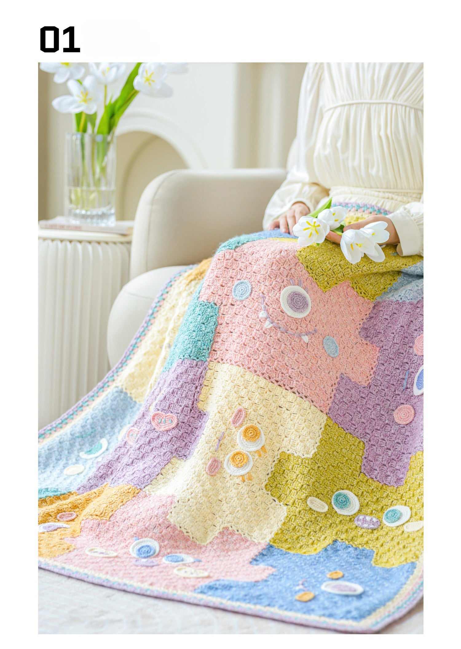 handmade   Blanket      Cotton thread   Special gift  baby blanket  knit blanket knit blanket pattern