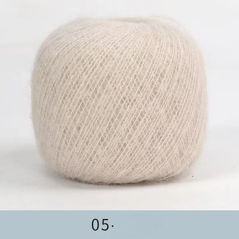 Whole wool lace wool thread fine wool cashmere hand-woven thread mohair soft fine wool thread