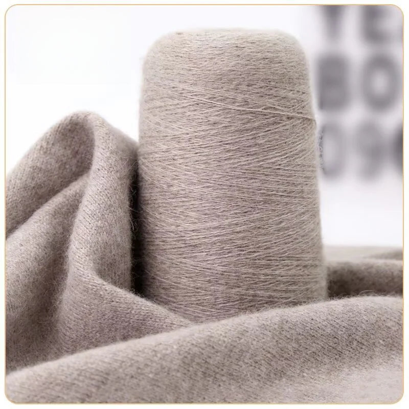 Two strands of cashmere thread, genuine cashmere thread 100 woven hand-woven scarf yarn, pure DIY wool