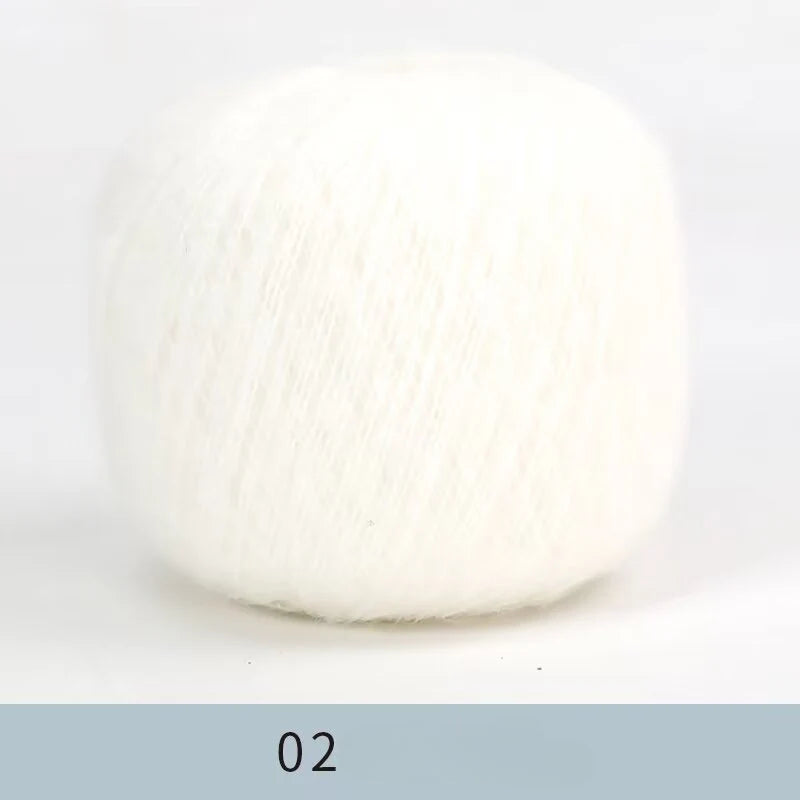 Whole wool lace wool thread fine wool cashmere hand-woven thread mohair soft fine wool thread