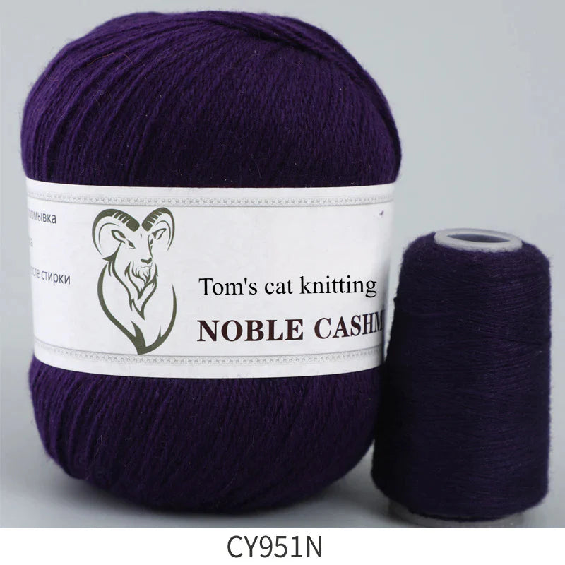 High-grade cashmere thread, medium and rough hand-knitted 16 three-strand wool, autumn and winter wool blended