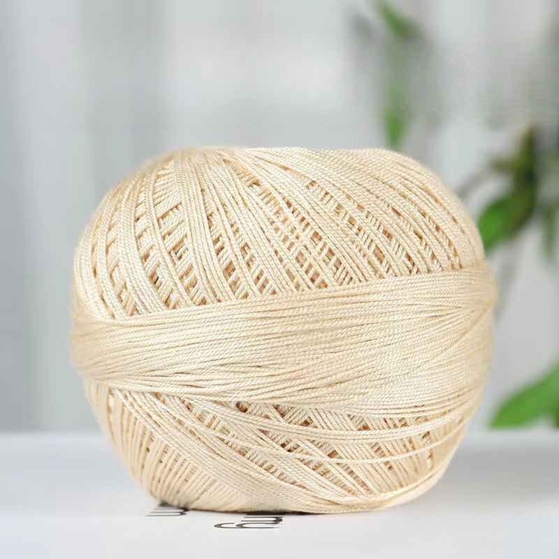 No. 7 lace cotton thread strong twist DIY hand crochet cotton thread knitted adult children's universal sweater