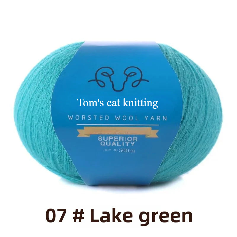 Ball thread 2 strands worsted fine wool lace thread hand-woven sweater scarf shawl thread fine wool thread