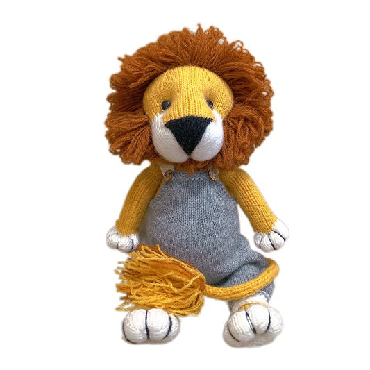 Handmade  Knitted   Soft Toys  lion  toy in Dress  gift  handmade toy