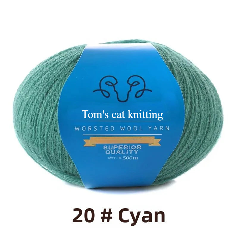 Ball thread 2 strands worsted fine wool lace thread hand-woven sweater scarf shawl thread fine wool thread