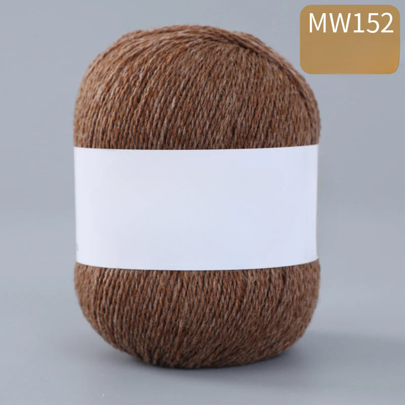62 color 100% pure wool thread, Australian DIY14s/2 medium rough hand-knitted merino yarn