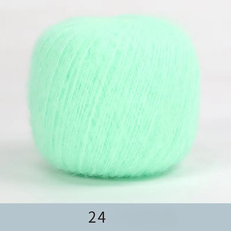 Whole wool lace wool thread fine wool cashmere hand-woven thread mohair soft fine wool thread