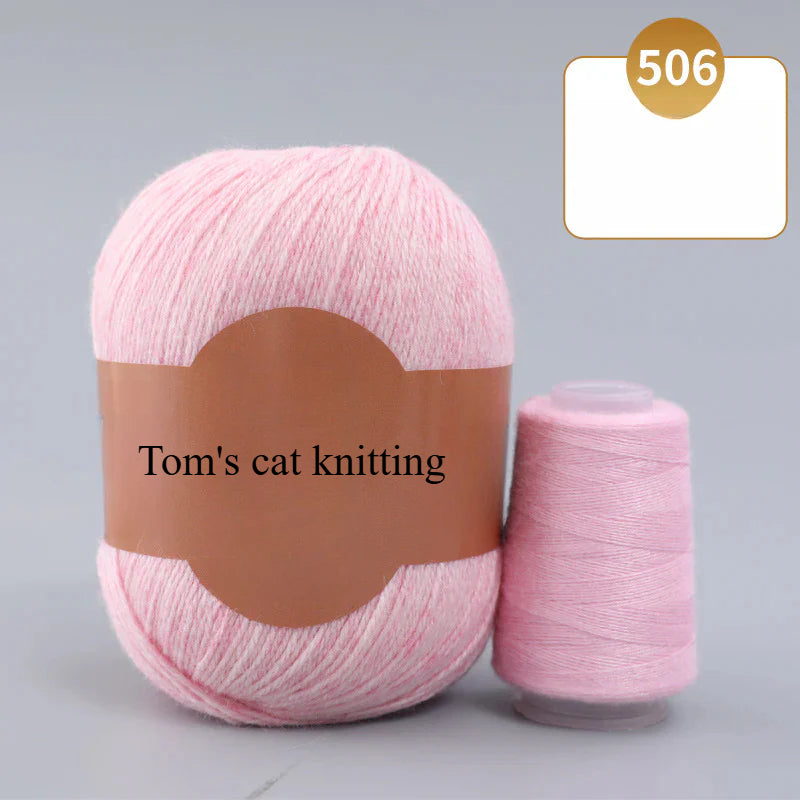 Soft gold, cashmere yarn,sales of medium and rough hand-woven yarn wool