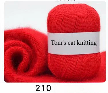 Orchid mink hand-woven thread, medium coarse Dai mink cashmere significant other wool