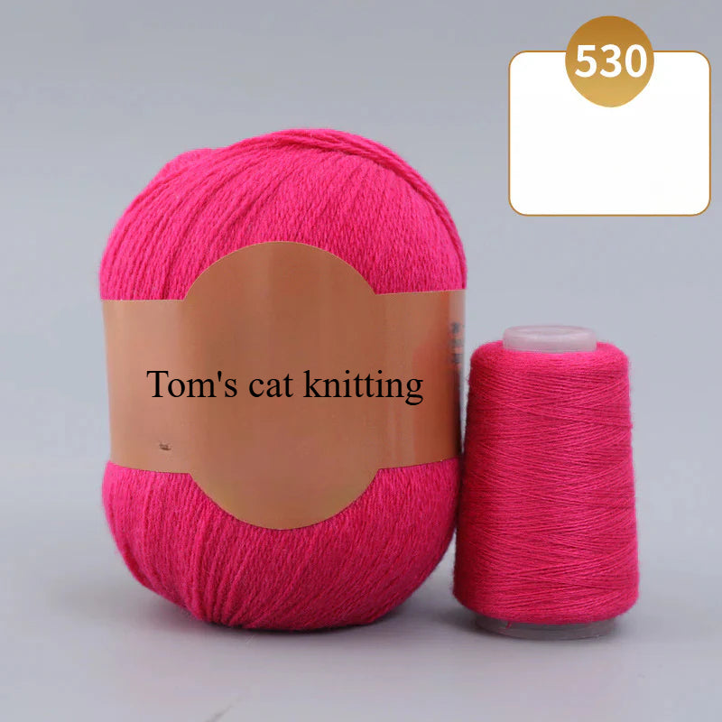 Soft gold, cashmere yarn,sales of medium and rough hand-woven yarn wool