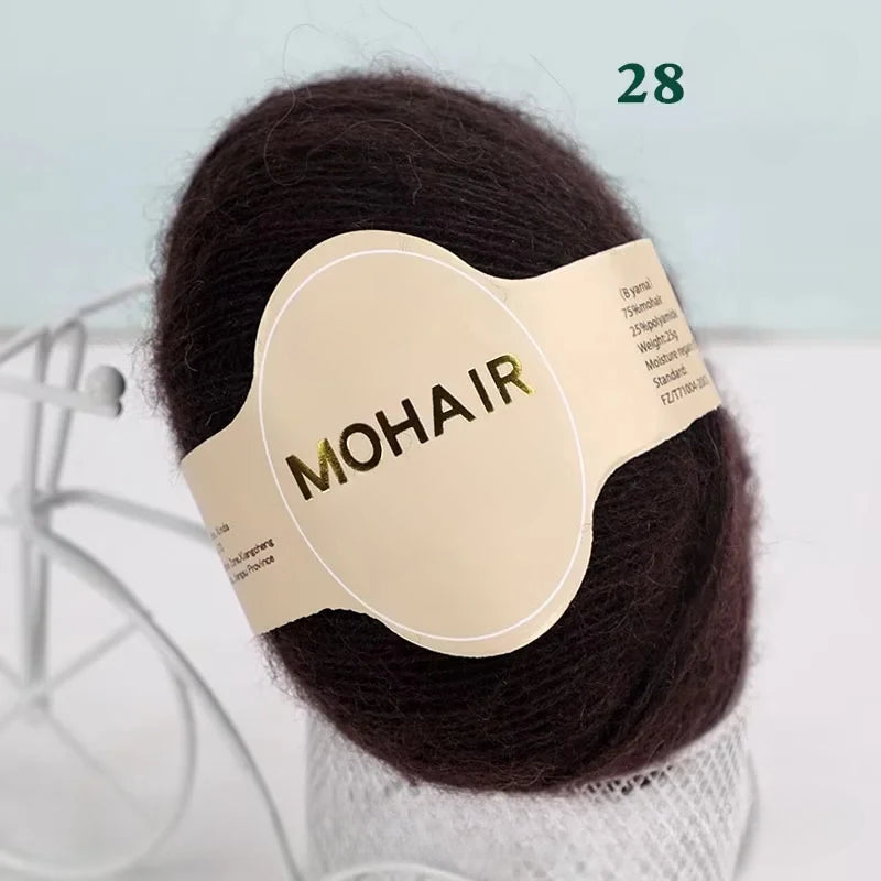 South Africa Super Young Angola Thin Thread 25g High Content Wool Thread Handmade DIY Baby Doll Thread