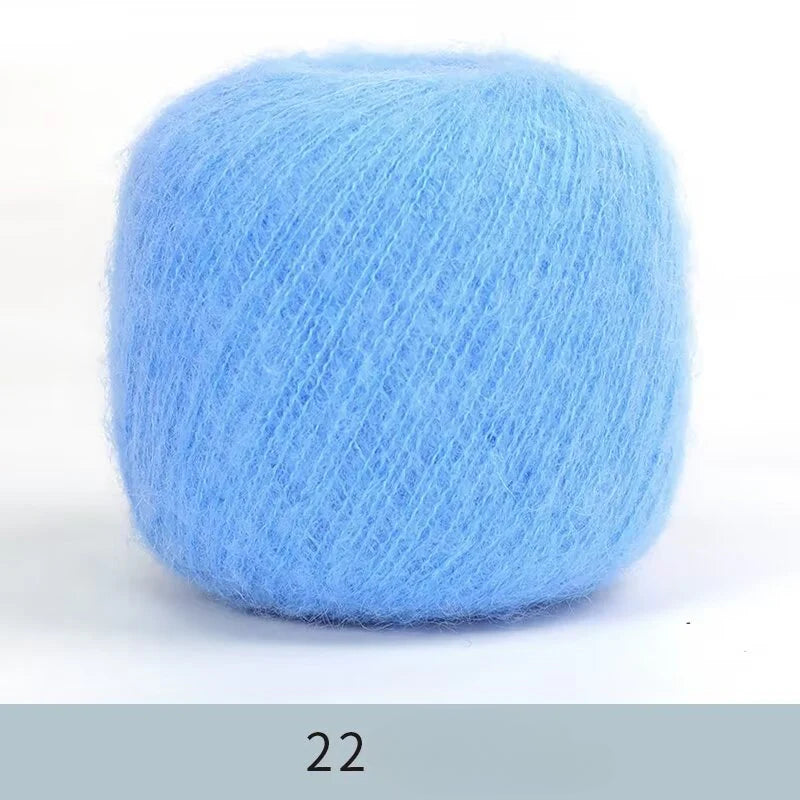 Whole wool lace wool thread fine wool cashmere hand-woven thread mohair soft fine wool thread