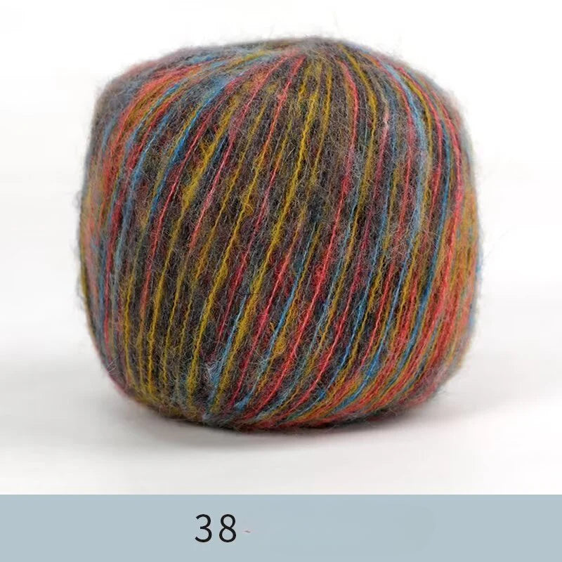 Whole wool lace wool thread fine wool cashmere hand-woven thread mohair soft fine wool thread