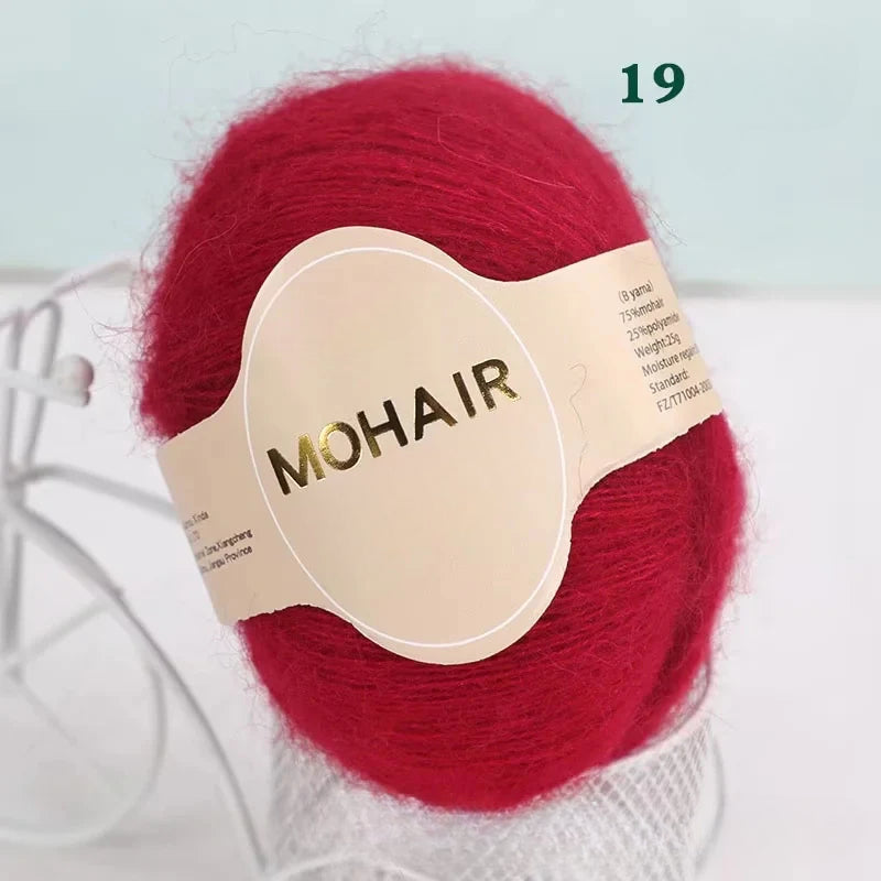 South Africa Super Young Angola Thin Thread 25g High Content Wool Thread Handmade DIY Baby Doll Thread