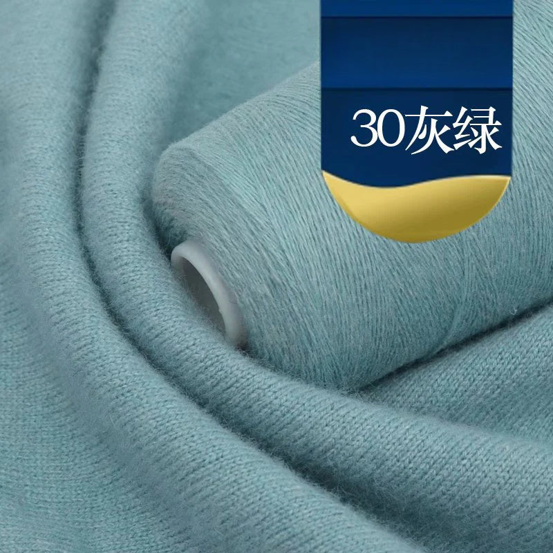 No standard woven cashmere thread 30% cashmere, beaded shiny silk hand-woven cashmere fine thread wool scarf DIY hand-woven