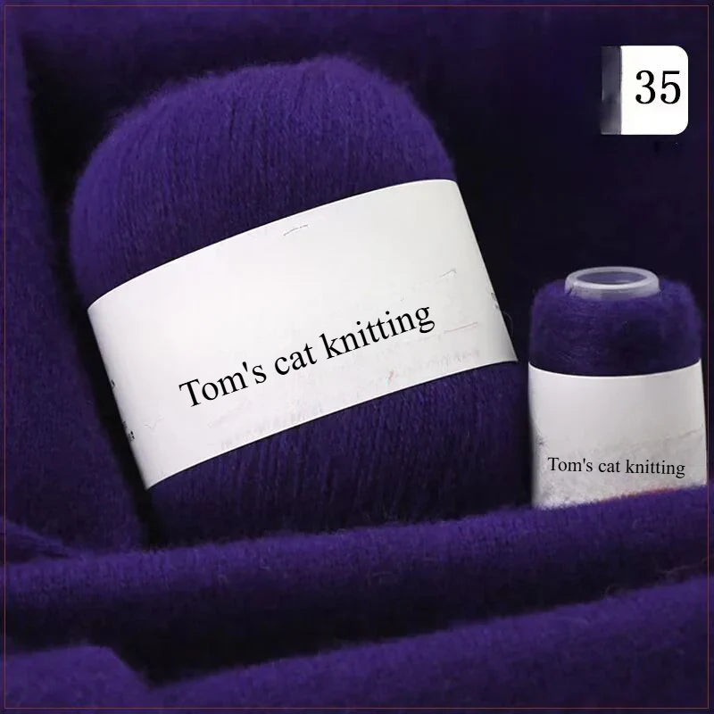 Cashmere thread hand-woven medium and thick wool ball DIY scarf hand-woven baby wool ball thread