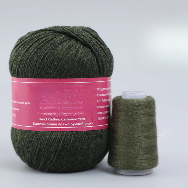 Classic cashmere thread 48 colors 16s/3 medium rough hand knitted cashmere