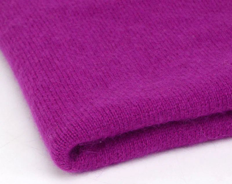 Mink wool, genuine cashmere wool, hand-woven medium and coarse wool, scarf thread, hand-woven DIY material package.
