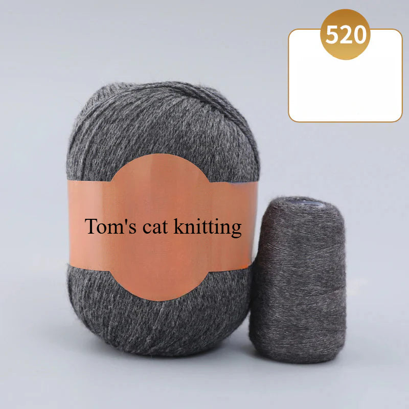 Soft gold, cashmere yarn,sales of medium and rough hand-woven yarn wool