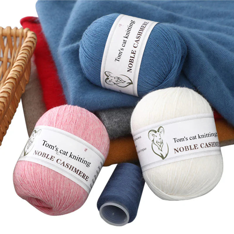 High-grade cashmere thread, medium and rough hand-knitted 16 three-strand wool, autumn and winter wool blended