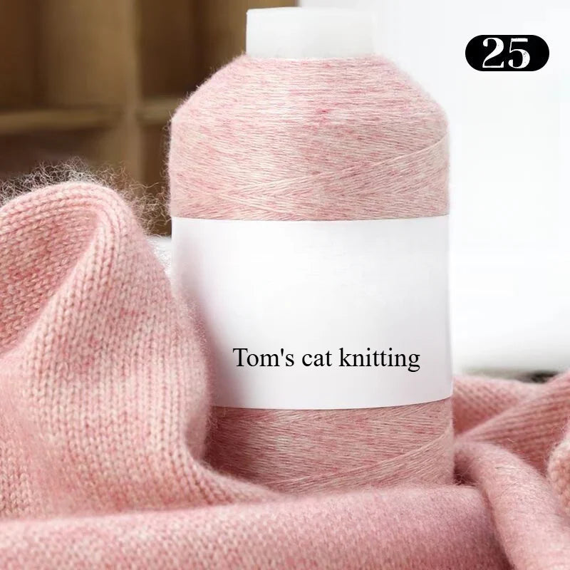 High-content cashmere 2 two axles medium and fine cashmere thread hand-knitted sweater crocheted doll