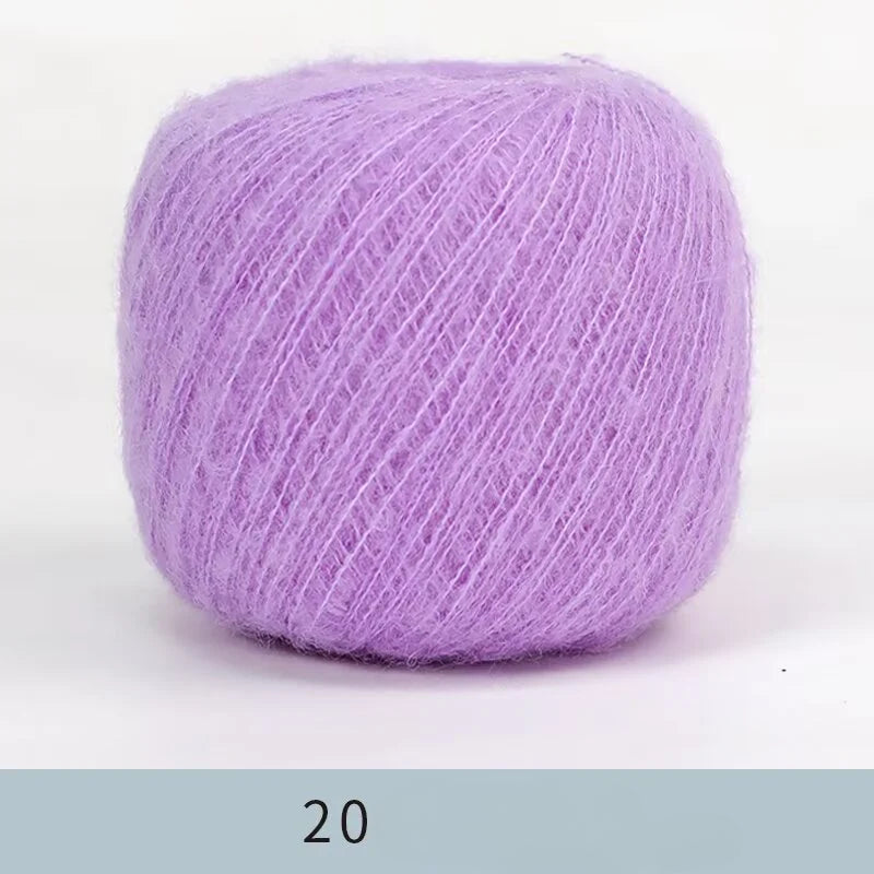Whole wool lace wool thread fine wool cashmere hand-woven thread mohair soft fine wool thread