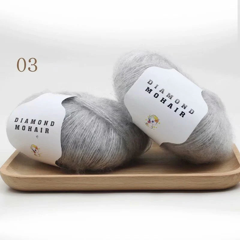 Angola 25g crochet thread pull wool yarn fancy thread hand knitted scarf jacket