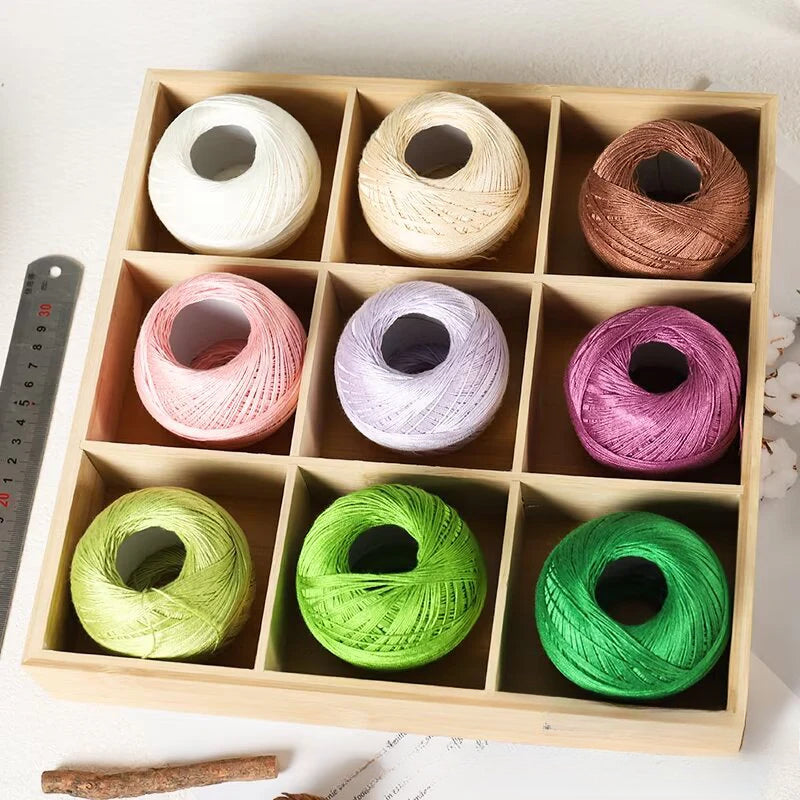 No. 7 lace cotton thread strong twist DIY hand crochet cotton thread knitted adult children's universal sweater