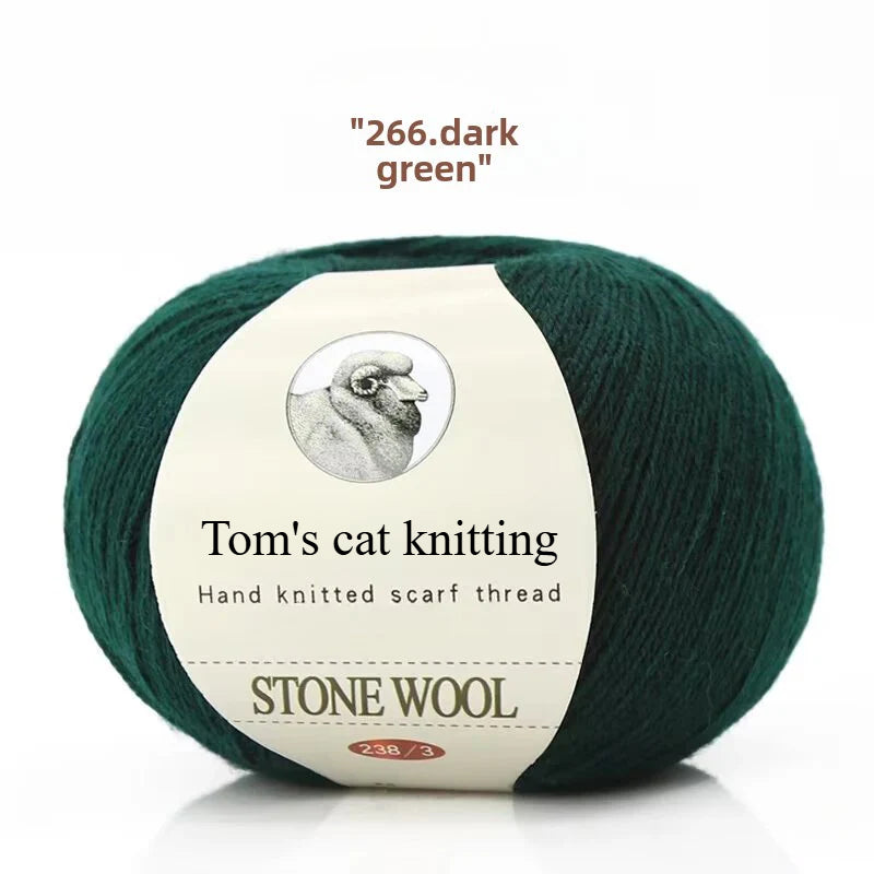 hand-woven lamb wool soft and delicate hand-woven baby sweater milk ball thread